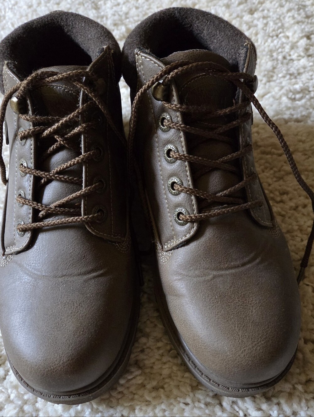 Lugz Boots, Tan/brown, Flexasty Memory Foam, Size 8